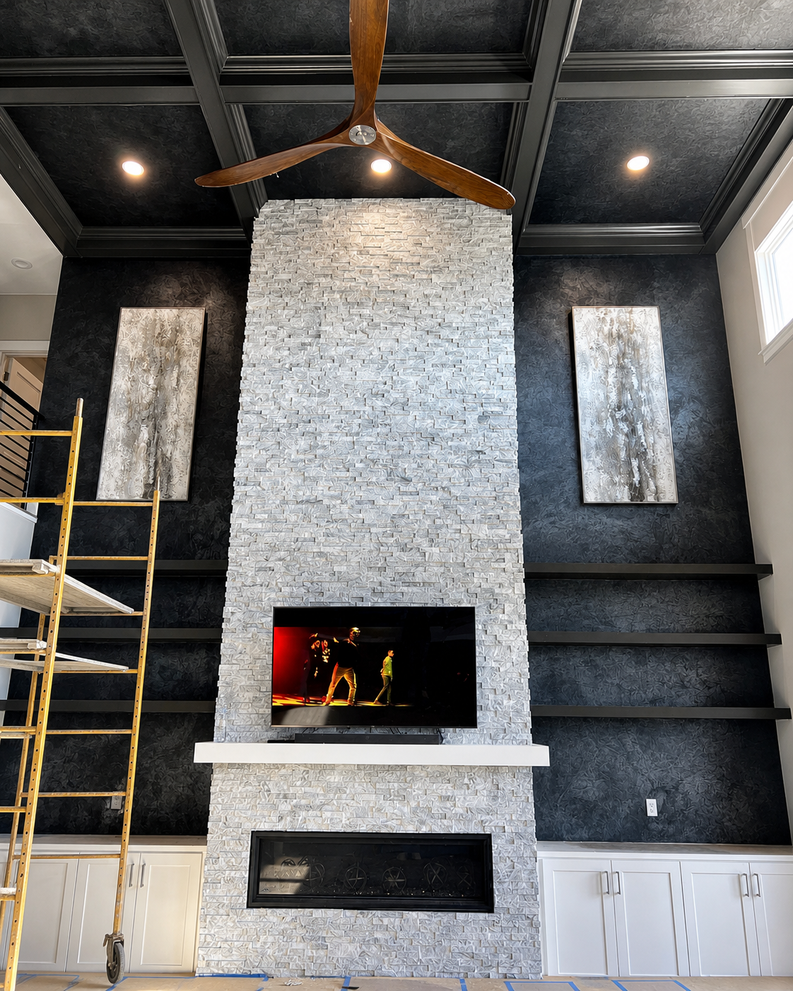 Venetian Plaster Living Room
