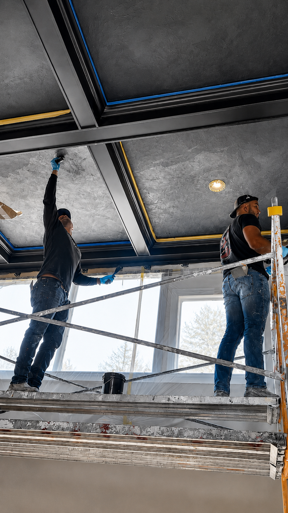 J&J Drywall Crew at Work